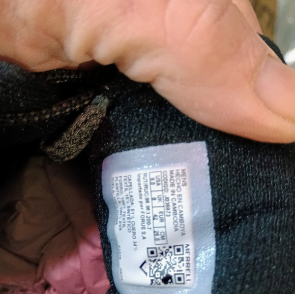 Merrell Men's Gray Hiking Shoes - Picture 9 of 9